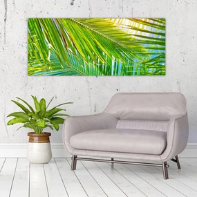 Tablou - Frunze de palmier (120x50 cm)