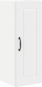 vidaXL Dulap de bucătărie cu raft Alb 30 x 31 x 80 cm Lemn compozit