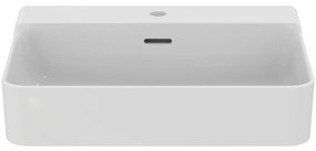 Lavoar suspendat alb 60 cm, dreptunghiular, cu preaplin, Ideal Standard Conca