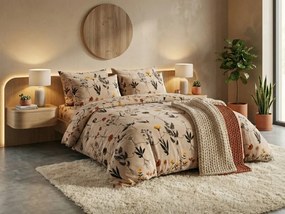 Lenjerie de pat microplus HERBAR bej Dimensiunile lenjeriei: 70 x 90 cm | 140 x 220 cm