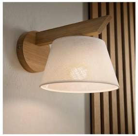 Aplică Brilagi ANTHONY 1xE14/40W/230V stejar/alb