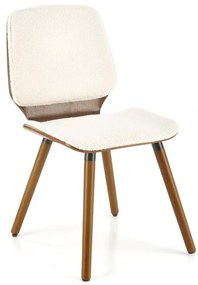 Scaun plusat K511 crem/nuc