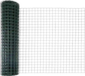 vidaXL Gard cu Stâlp Verde 1 x 10 m Oțel