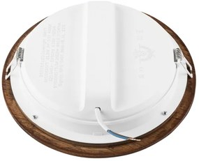 Corp de iluminat încastrat WOODY SPOT LED/23,5W/230V 4000K cireș ø 23,5 cm