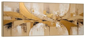 Tablou 150x60 cm Gold Abstraction – knor