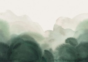 Fototapet, Flowing Hills, Green, Rebel Walls