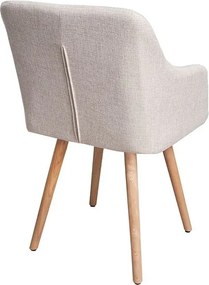 Set 2 scaune cu brate design nordic Scandinavia natur A-36824 VC