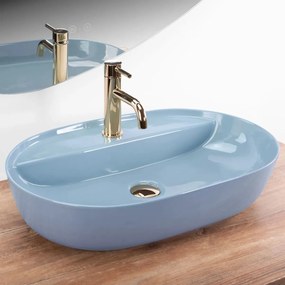 Rea Aura lavoar 60.5x40.5 cm ovale de blat albastru REA-U6618