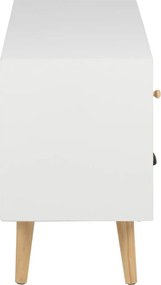 Comodă cu picioare din lemn de pin Actona Thais, înălțime 55 cm