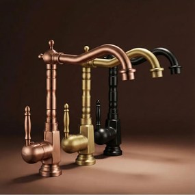 Baterie lavoar Rea Bona cupru periat