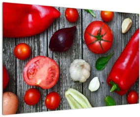 Tablou cu legume (90x60 cm)