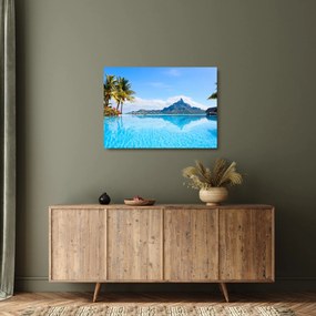 Tablou pe sticlă - Bora-Bora, Polinezia Franceză (70x50 cm)