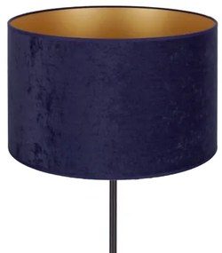 Lampă de masă Duolla ROLLER 1xE14/15W/230V d. 20 cm albastru/auriu