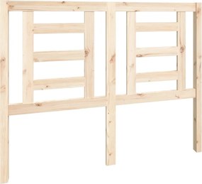 vidaXL Tăblie de pat, 126x4x100 cm, lemn masiv de pin