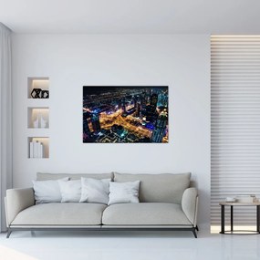 Tablou cu oraș nocturn (90x60 cm)