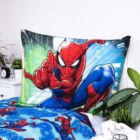 Lenjerie de pat pentru copii din bumbac pentru pat de o persoană 140x200 cm Spider-man – Jerry Fabrics
