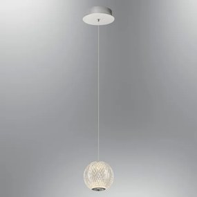 Lustră LED pe cablu CREMONA 1xLED/5W/230V 3000K crom mat