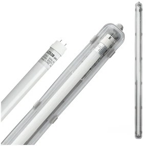 Corp de iluminat LED fluorescent industrial T8 1xG13/18W/230V 4000K IP65 128 cm