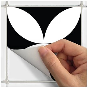 Set 60 autocolante de perete Ambiance Cement Tiles Aniello, 15 x 15 cm