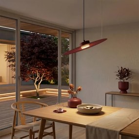 Lustră suspendată pe cablu PIATTO 1xGX53/15W/230V, diametru 45 cm, bordeaux