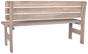 Bancă de grădină din lemn VIKING gri, 150 cm