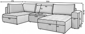 Coltar extensibil Bonito pe stanga Leve 5
