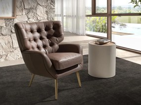 Masuta laterala design LUX Walnut-Bej