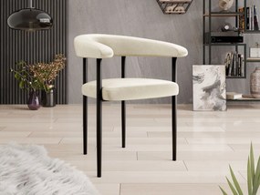 Scaun sufragerie Ezekta (crem + Negru) . 1103434