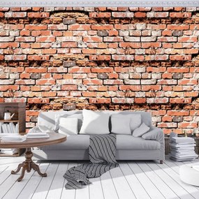 Fototapet - Red Brickwall (254x184 cm), în 8 de alte dimensiuni noi