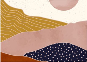 Tablou - Muntele de design Spacefrog N⁰3 (70x50 cm)