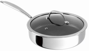 RESIGILAT - Tigaie inox cu capac Eternal Collection Berlinger Haus BH 8511, 24 cm, antiaderenta, inox, strat Eterna rezistent