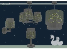 Lustră pentru copii SWEET LOVE 1xE27/60W/230V verde Dalber 61712H