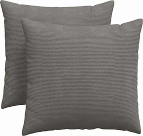 vidaXL Perne pentru canapea 2 pcs Gri deschis 45 x 45 cm
