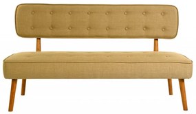 Canapea 2 Locuri, Lemn Solid, Westwood Loveseat, Cafeniu