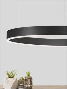 Lustra LED dimabila design circular MOTIF D-80cm