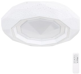 Plafonieră LED dimabilă Globo 41280-24 HOKKI LED/24W/230V + telecomandă