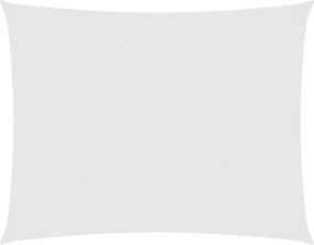 vidaXL Pânză parasolar, alb, 5x6 m, țesătură oxford, dreptunghiular