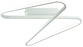 Plafoniera LED design modern geometric Erick alb
