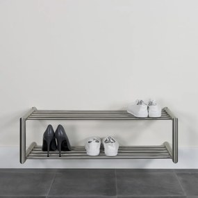 Pantofar argintiu suspendat din metal 80x23x33,5 cm Soenz – Spinder Design