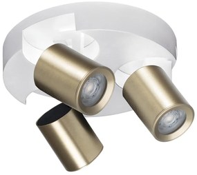 Spot Kanlux 38967 LAURIN 3xGU10/10W/230V alamă/alb