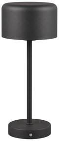 Veioză negru-mat LED cu intensitate reglabilă (înălțime 30 cm) Jeff – Trio