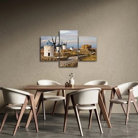 Tablou - Morile de vânt din Consuegra, Spania (90x60 cm)