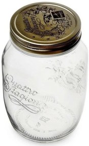 Bormioli Rocco Borcan de sticlă cu capac QuattroStagioni, 1 l, 1000 ml