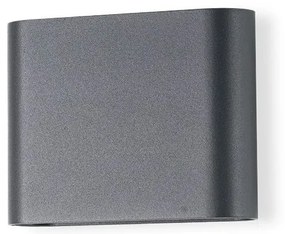 Aplica LED ambientala de exterior IP54 SVALA CCT SWITCH gri inchis