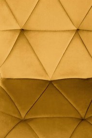 Scaun K453 velvet mustariu