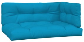 Perne pentru canapea din paleti, 3 buc., albastru 3, Albastru