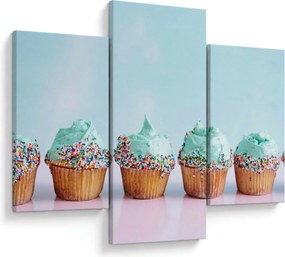 Tablou cu cupcakes (90x60 cm)