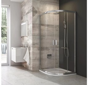 Ravak 3B270C00Z1B - Cabină de duș cu 4 elemente, sfert de cerc BLIX 90x90 cm, crom lucios