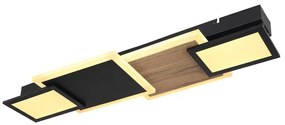 Plafoniera LED design indistrial Caroline negru