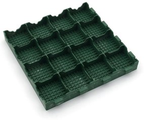 Placi de plastic Linea Combi 40 x 40 x 4,8 cm, verde